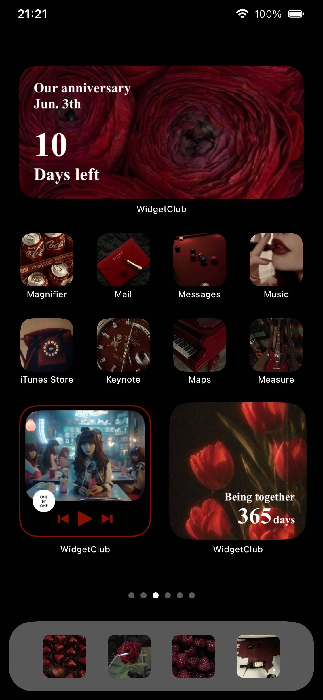 Red & black ❤️🖤⋆͛*͛Home Screen ideas[uyfGfqFnIZq2Eho7RDPA]