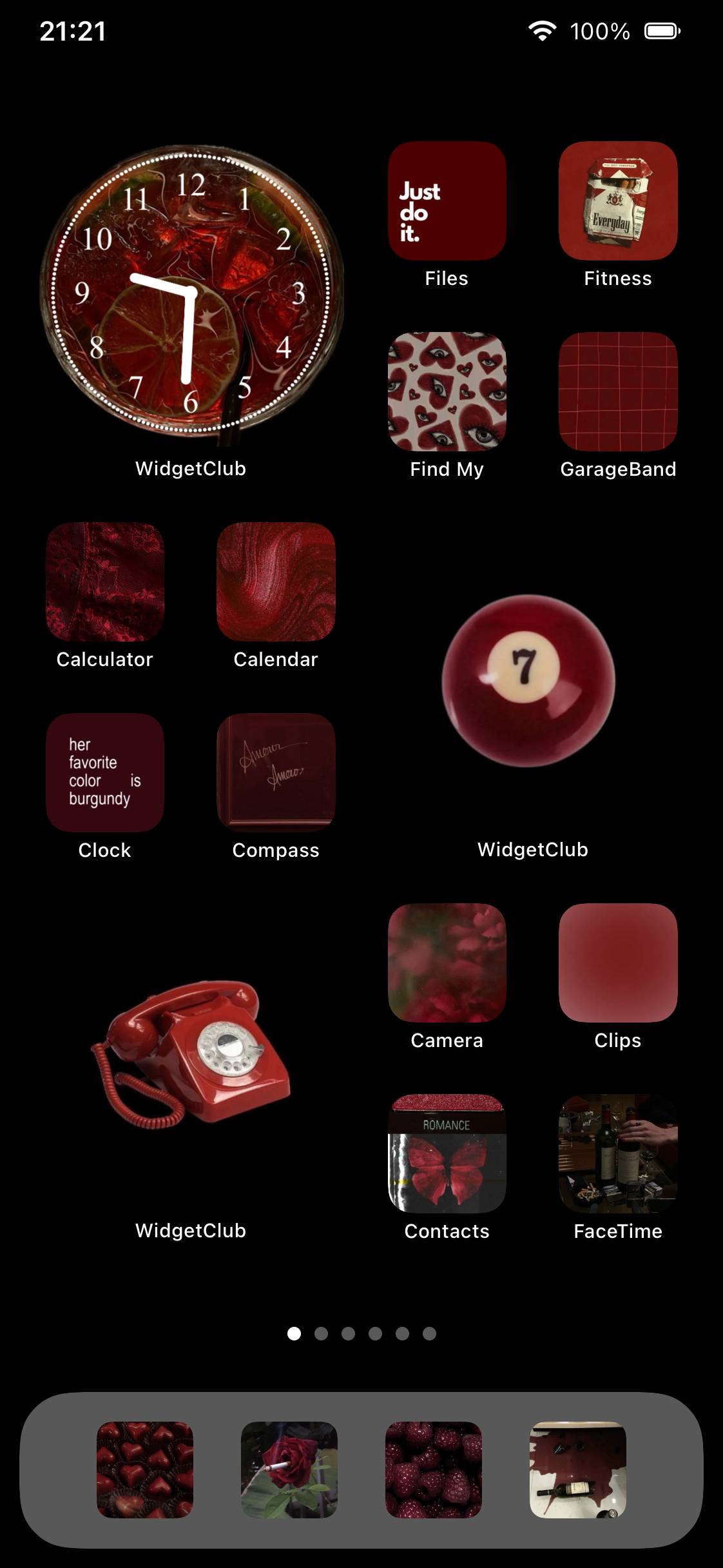 Red & black ❤️🖤⋆͛*͛Home Screen ideas[uyfGfqFnIZq2Eho7RDPA]