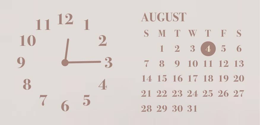 clock and calendar Hodiny Nápady na widgety[B1mGa8szjUwvO0BglebI]