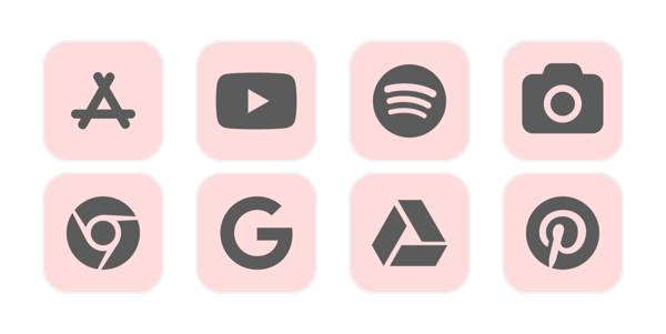 Pink/Grey Πακέτο εικονιδίων εφαρμογής[esnIiFyR40K8GMkiNhtS]