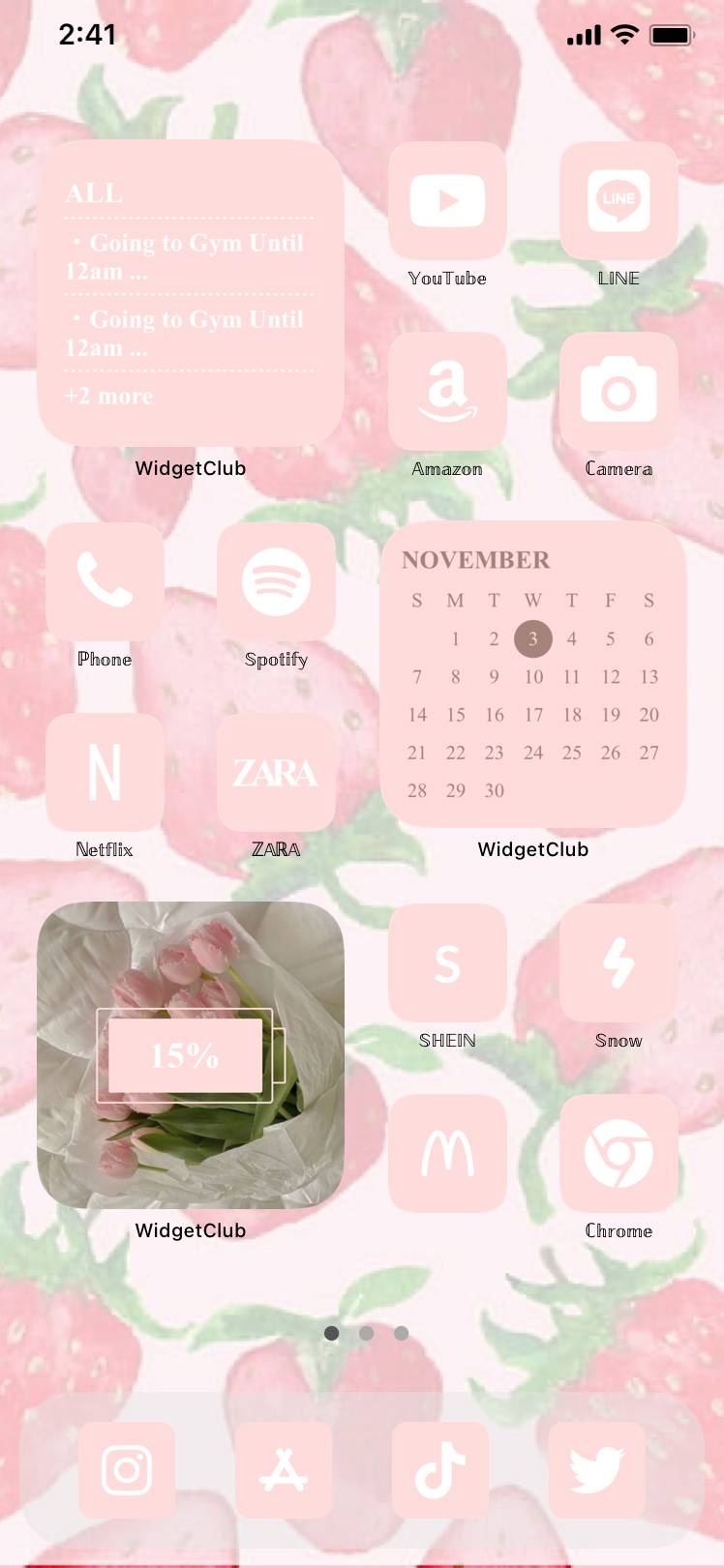 pink home screenИдеи за начален екран[MsefuRtsTyJ3Pfz9gPVQ]