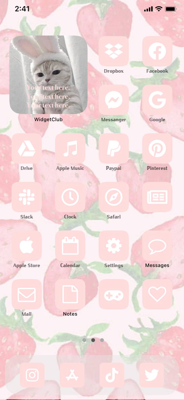 pink home screenIdeje za početni zaslon[MsefuRtsTyJ3Pfz9gPVQ]