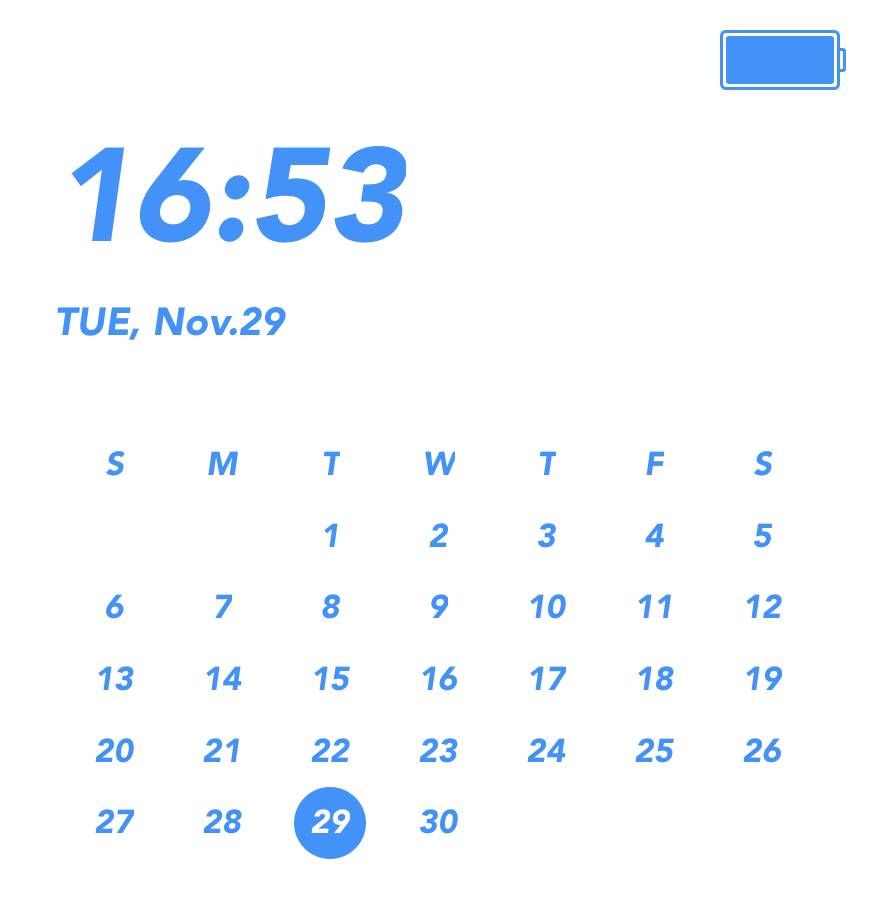 Calendario Ideas de widgets[TSZWSybwbYuy0jvXlm46]