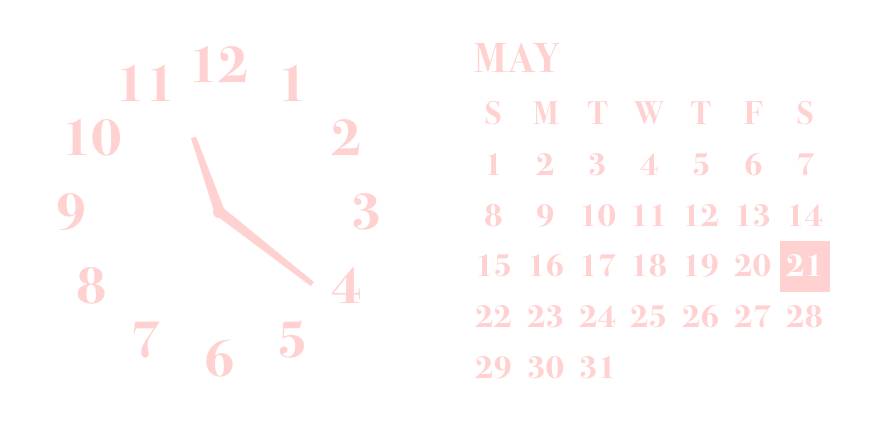 calendar Reloj Ideas de widgets[Q4uK7HAnvwP6wHHaO1yd]