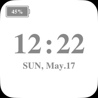 Pretty Time Widget ideas[uoNmm8Sotk3e7YflVtRL]