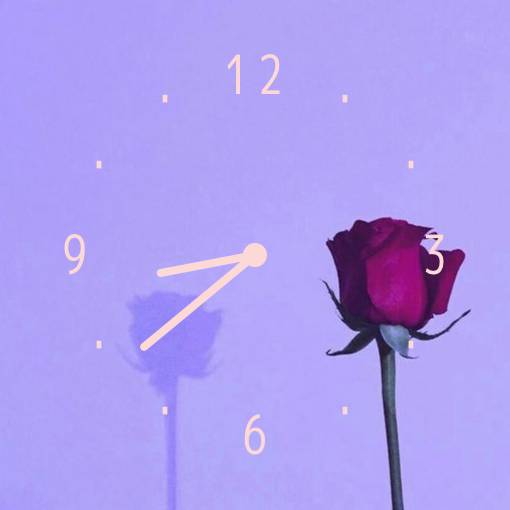 𝐈 𝐩𝐮𝐫𝐩𝐥𝐞 𝐲𝐨𝐮Clock Widget ideas[7mdWZsNKHyOPAWKi38li]