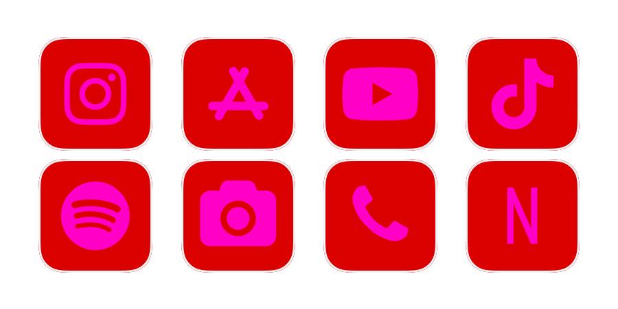 pink and red App Icon Pack[M0A86hngEWXw7fkEFTOn]