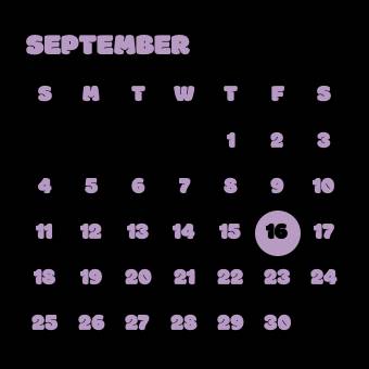 black and purple Календар Ідеї для віджетів[pxHLTxhAdcEWLZ43zRWq]