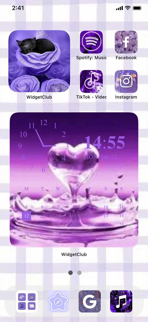 purple Home Screen ideas[zSuvLDqLipdgYn6FfMrj]