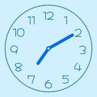 青 Reloj Ideas de widgets[sZBV2J4gpCGiHN64Bv6h]