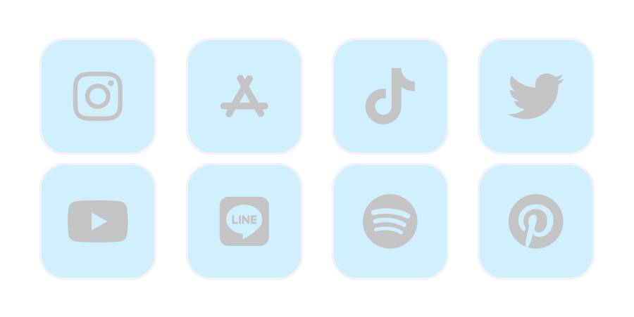 Light blue App Icon Pack[3QiRsapmjsINtwmWvWMi]