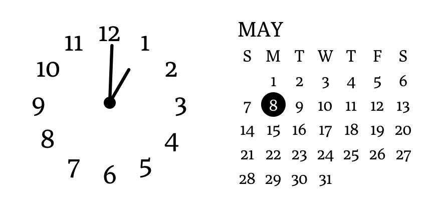 時計カレンダー Saat Widget ideyaları[IkJ40XKSPHOlqH14YDF7]