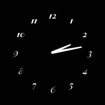 黒統計 Clock Widget ideas[cNYEyzePFJyxk0WhobOi]