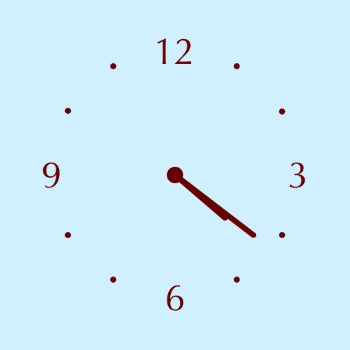 水色の時計 Uhr Widget-Ideen[mTOF94JjF6kfgWMMSk8G]