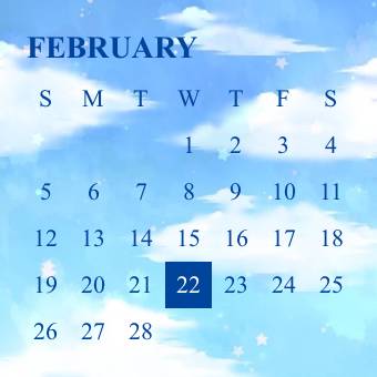 空(カレンダー) Kalendář Nápady na widgety[0DUKNO7zUhfyWszeluhF]
