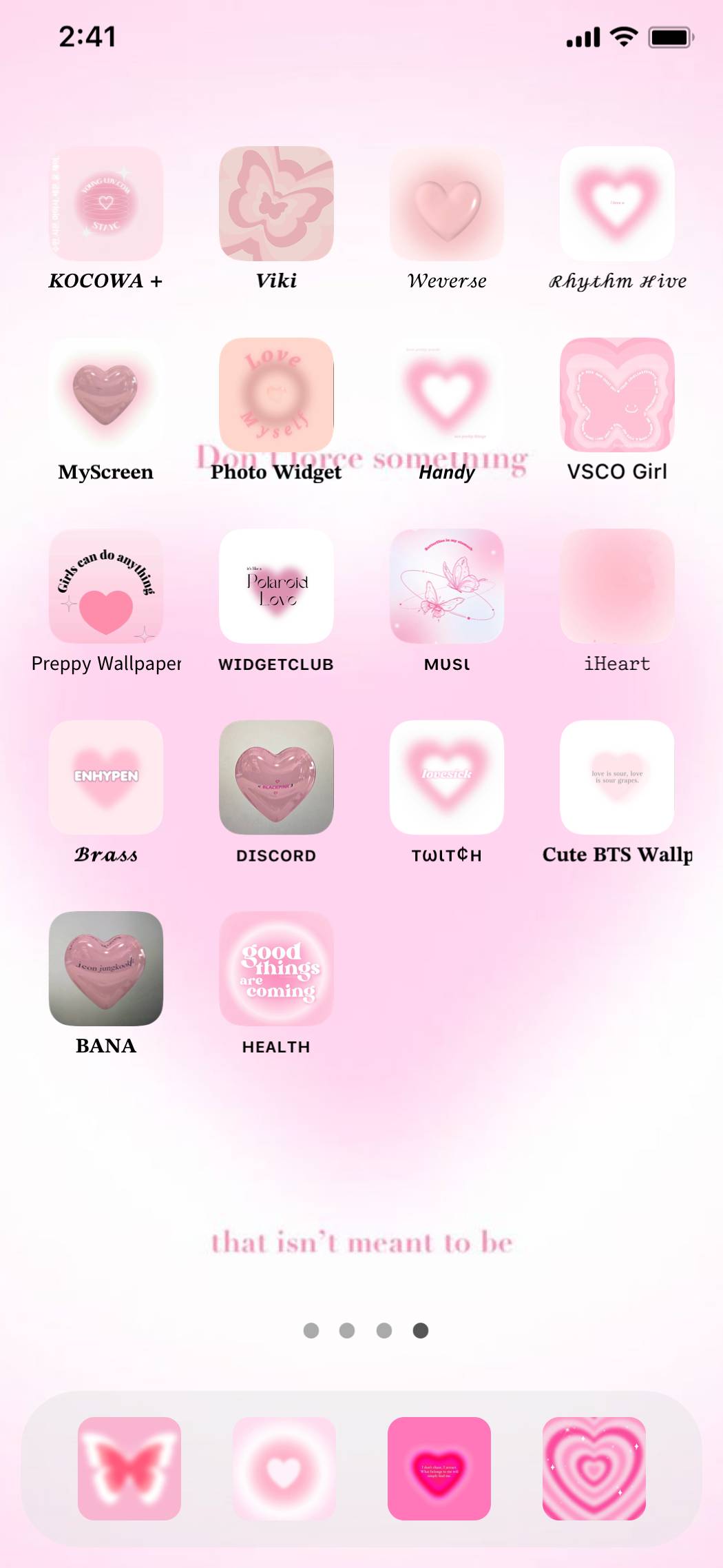 Pink auraأفكار الشاشة الرئيسية[BVXiOpNZSrjUNyC7EJ7N]