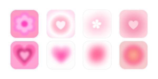 preppy aura icons. 💋💕 App-Symbolpaket[5cAu9wJltbTzK21qhz8j]