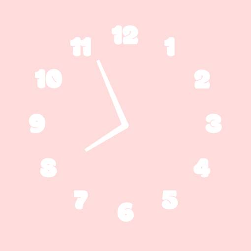 ピンク Clock Widget ideas[3erRukUpZsGA4lYsCBnl]