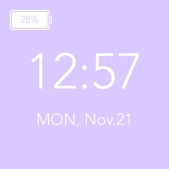 time and battery χρόνος Ιδέες για widget[ARhS6TZXjQGjbS7pRdWg]