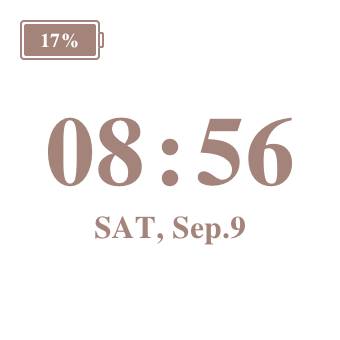 Time Widget ideas[KrRqKo35bhLwNfz4St1L]