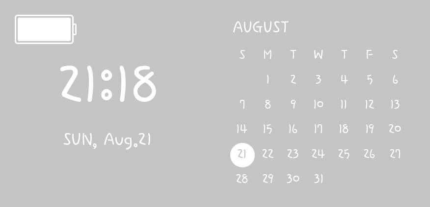 時間、カレンダー、充電 Kalender Widget ideer[5JENM8Tuqg35fq97021V]