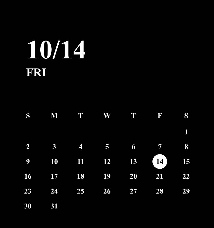 Calendario Ideas de widgets[Mtm5usPqb2tbUBCGvsGA]