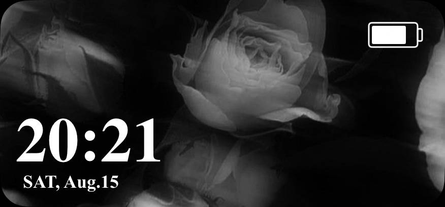 Black Time Widget ideas[nmltfjuJcb0xFNFIj7Ha]