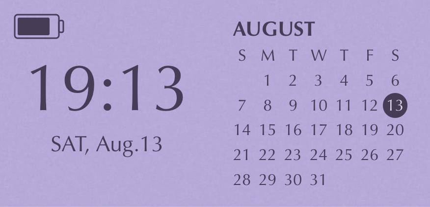 Purple pastel widget Calendario Idee widget[zPHSvxPTlLsqRWAEj3y8]