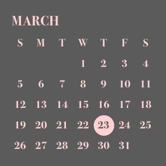 Calendario Ideas de widgets[lBea6iKP5GfJ837zpSV8]