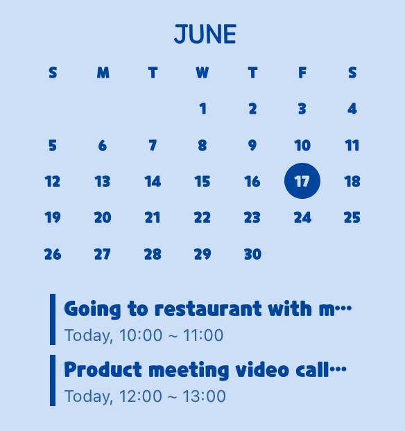Calendar Widget ideas[3yGXnrGlLXoiTgAlJVBy]