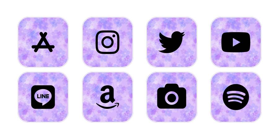 紫 App-Symbolpaket[RsvTQpt4FfqoujERDGa6]