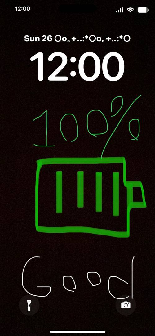 100 %的電量Lockscreen[xNbKyATglxx1ahU4FDtW]
