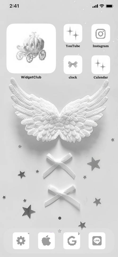 ‎🤍🖤⟡.· Home Screen ideas[vt8dx1oG498vsVAAmpW7]