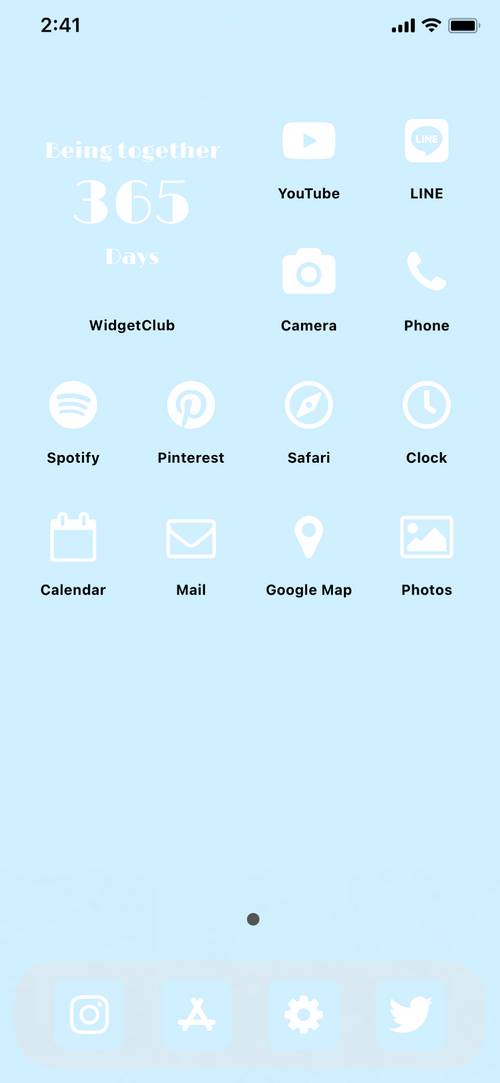 ❤︎light blue❤︎ Home Screen ideas[IHP0KIOzQp16SB1mnsTG]