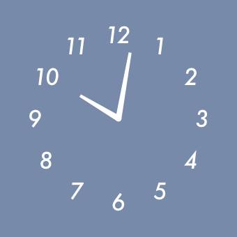 BlueGlay Cái đồng hồ ý tưởng widget[PhMuNlsDRJaq8Fc3Y54F]