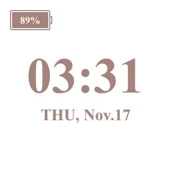 Time Widget ideas[5FaCRzRNe4QygN8PtV2P]