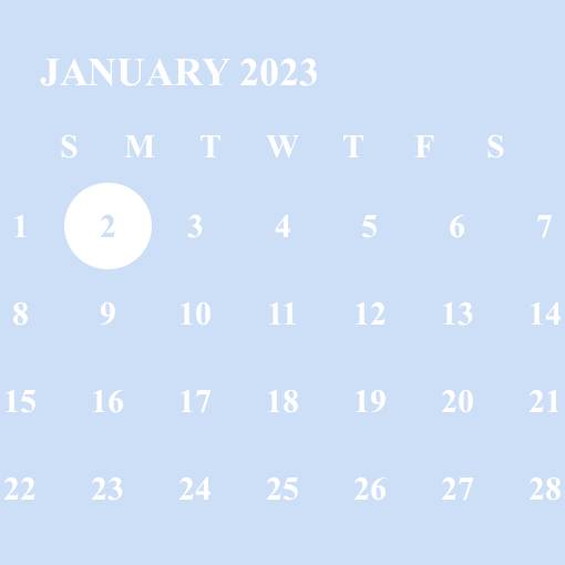カレンダー Kalendarz Pomysły na widżety[iTNGehAVzK3Ch87apVYc]