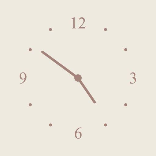 beige clock Relógio Ideias de widgets[U0igE1iIf3eoox7kat7q]