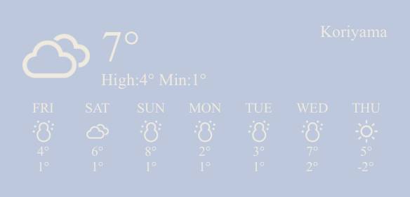 天気ウィジェット[EoXprscjqfKT6LEnqRtx]
