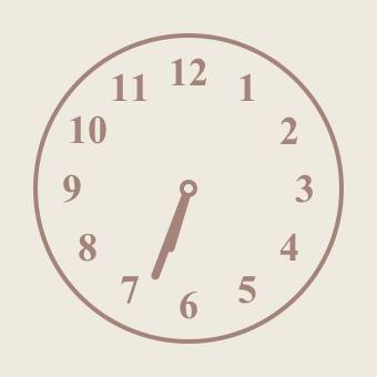 Horloge Idées de widgets[Kr6fQO0ivK8XURzb1SJC]