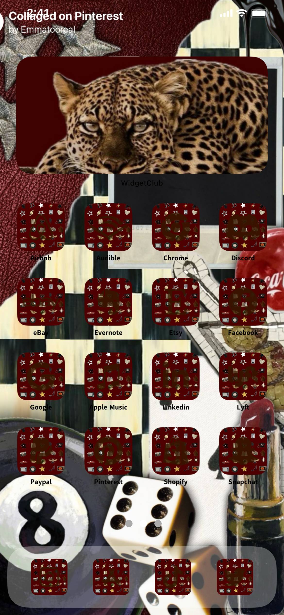 Dark Red and Vintage and chettah wallpaperHome Screen ideas[3x0CY5KglBoydao45sNt]