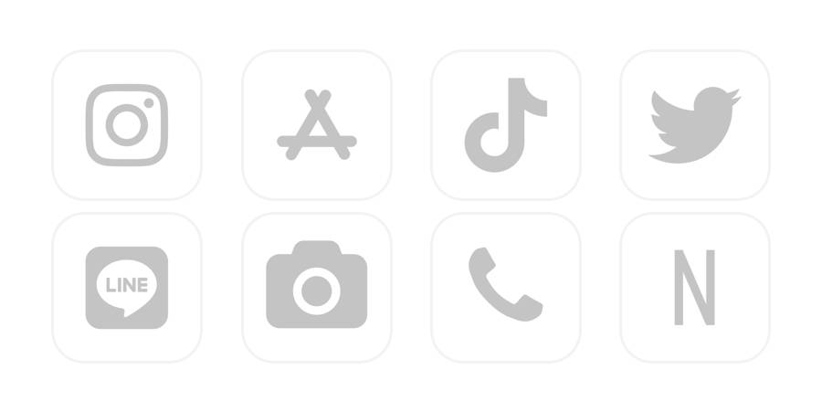szürke App Icon Pack[3JgidGo4kTTyGwTkxbsj]