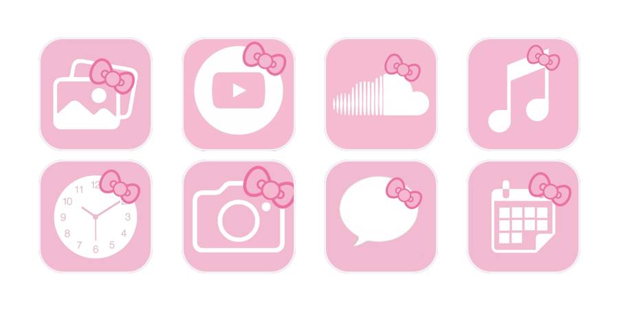 Розово Пакет с икони на приложения[6Uj4UMHqlA9FY5XHG3C7]