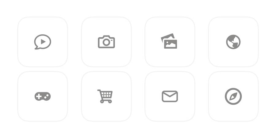 White App Icon Pack[HcdoBEPxkC3coKZnu6Gm]