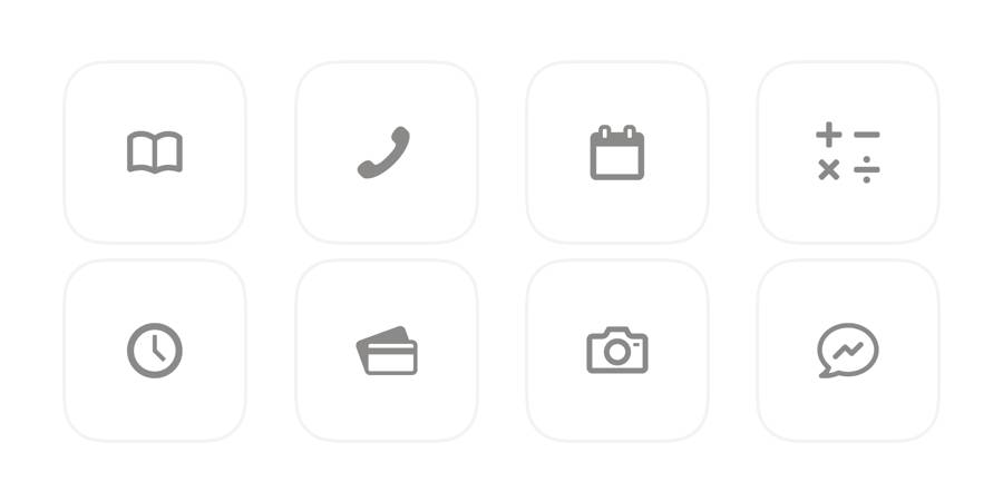 white App Icon Pack[F1MK25j1M82GuJy1Hdd1]