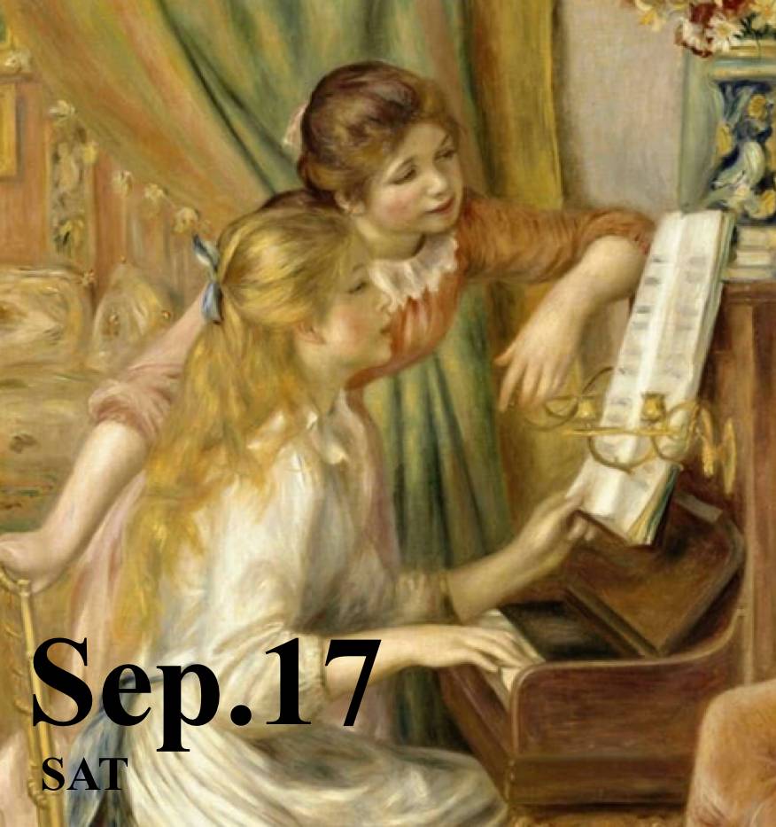 ルノワール - ピアノの前の少女たち 날짜 위젯 아이디어[75Pe0GpmYeHnISILkNzl]