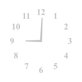 シンプル Reloj Ideas de widgets[WHpgdmudoMa8n9QjRKSN]