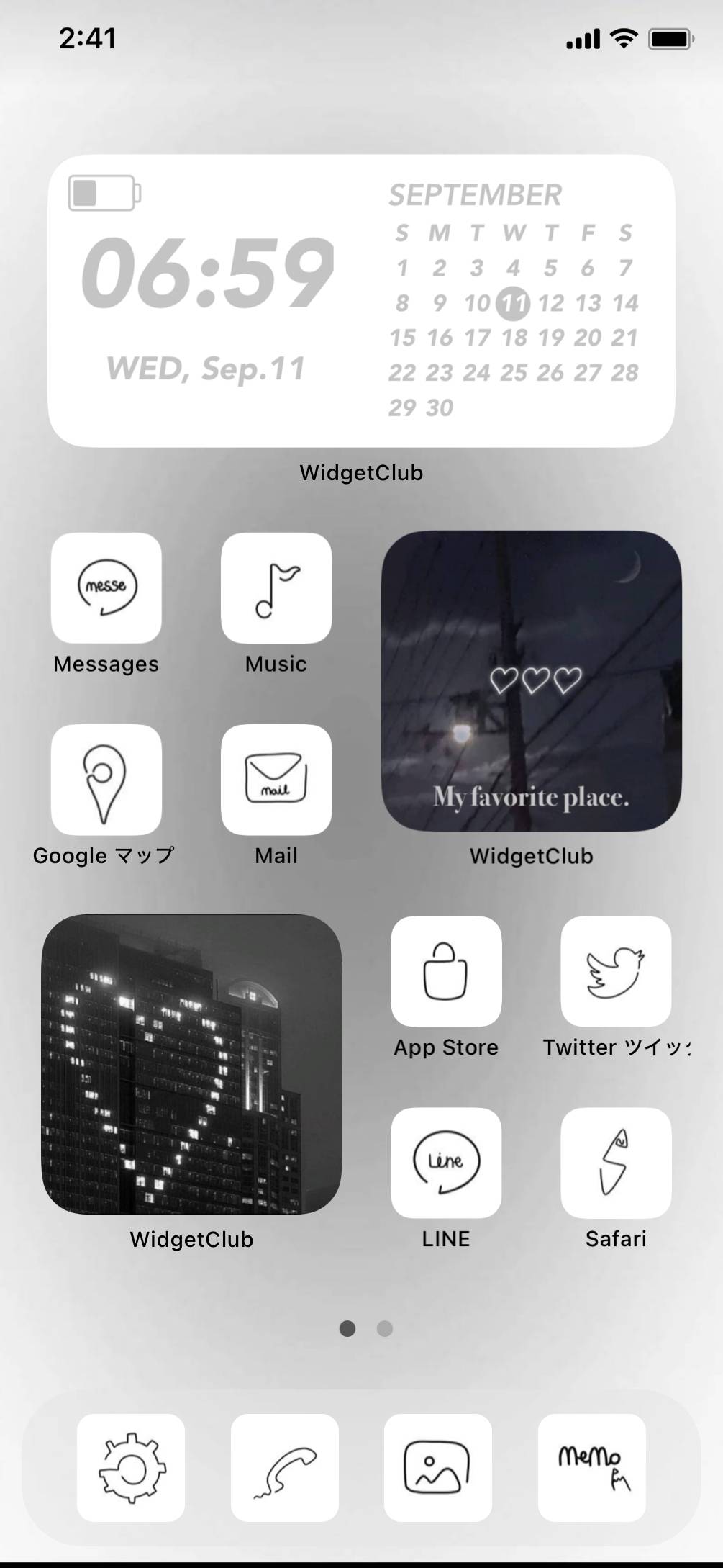 モノクロ- ̗̀🤍🖤 ̖́-Home Screen ideas[cW5YSJcD8winLL7bwrqB]