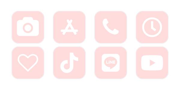 ピンク App Icon Pack[N3BqX04SnDi2uEKffgj1]