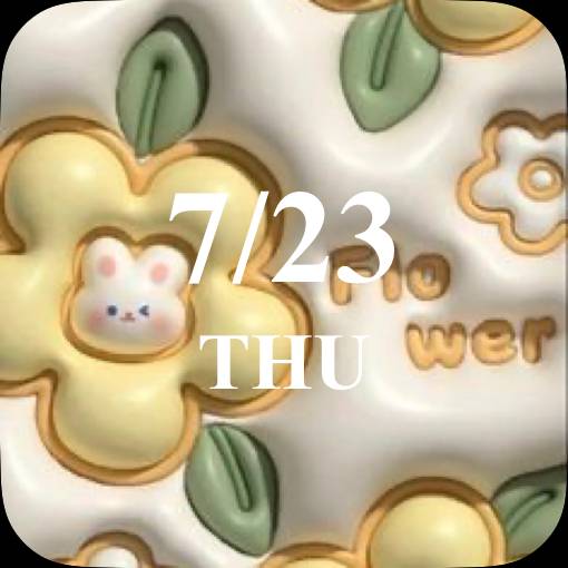Pretty Date Widget ideas[QKMZMfnDbQBTZg66cKkv]